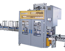 塑料桶自動裝箱機，機油防凍液20升大桶人工裝箱太累了！