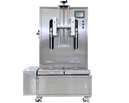 新上市雙頭稱重灌裝機運行視頻，工廠實拍！